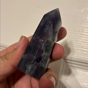Fluorite tower crystal